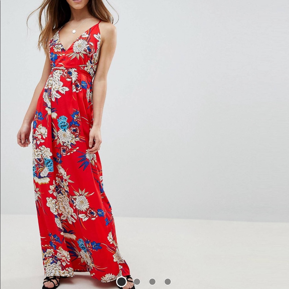 💓ASOS Parisian Floral Print Cami Maxi Dress💓